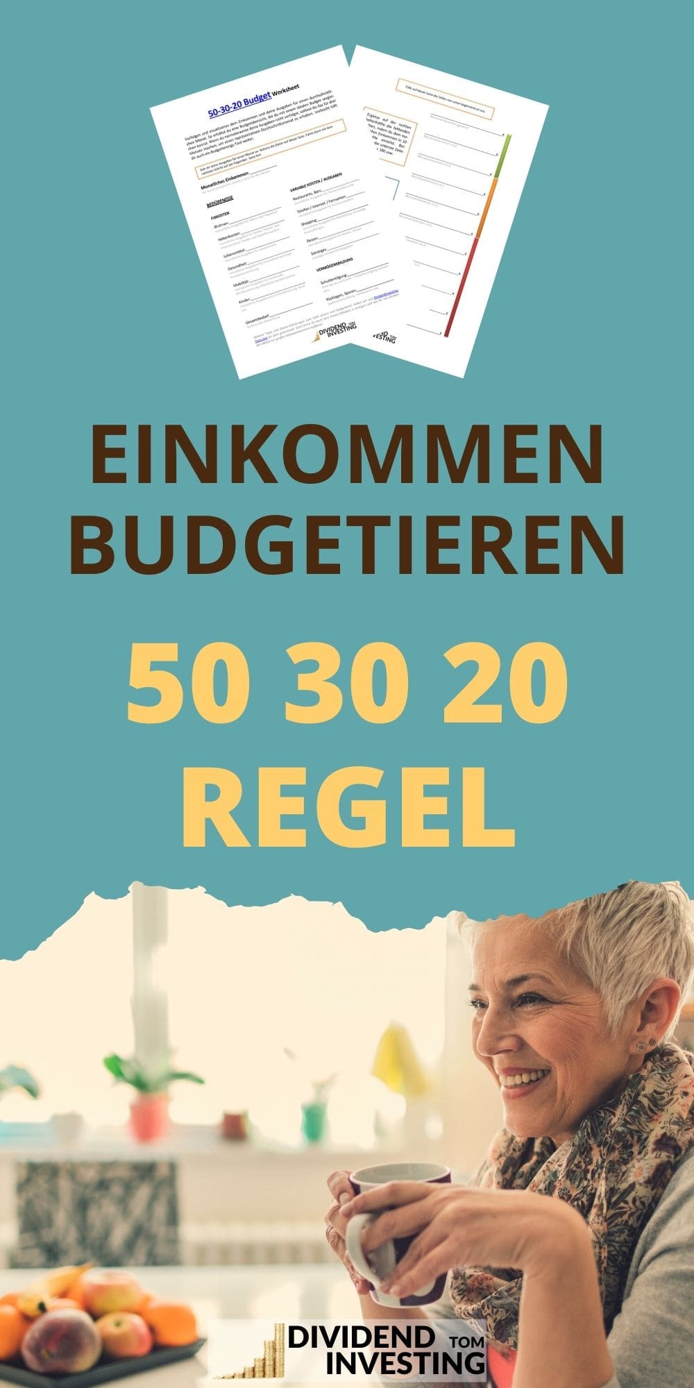 50-30-20 Regel Budgetplan
